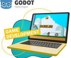 Godot.  Основа создания легендарных игр - КИБЕРшкола программирования для детей, компьютерные курсы для школьников, начинающих и подростков - KIBERone г. Самара